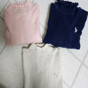 여아 헤지스 120사이즈 목폴라 일괄