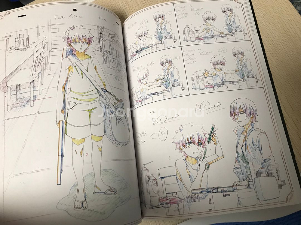 애니 페이트 제로 Fate 페이트 원화집 아트북 화집 화보집 일러스트집--9