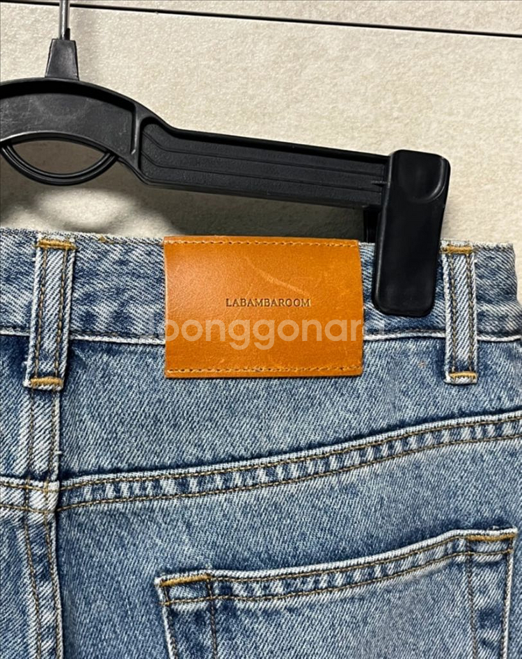 라밤바룸 벤지 커팅 데님 [blue]--1