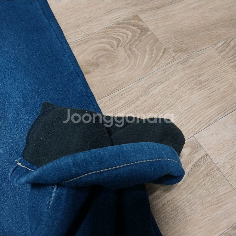 두툼 기모 스판 청바지 남성32 인치--1
