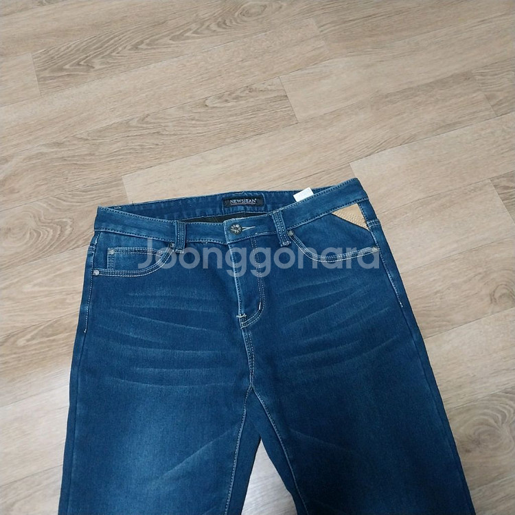 두툼 기모 스판 청바지 남성32 인치--4