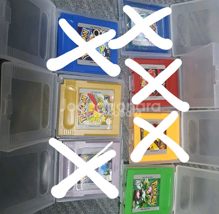 게임보이 컬러 포켓몬 게임팩 복각판--0