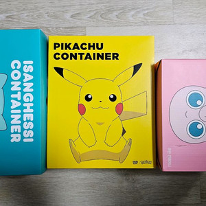 베스킨라빈스 피카츄 / 던킨 푸린 & 이상해씨 컨테이너