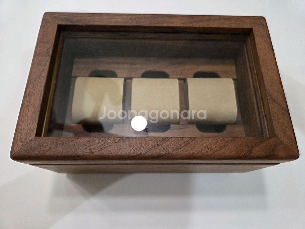 르폰테 3구 원목 시계보관함--0