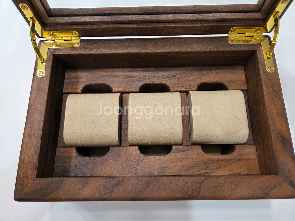 르폰테 3구 원목 시계보관함--1