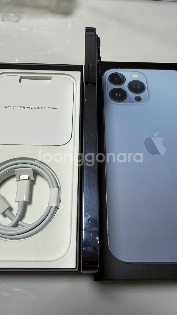 아이폰 13 프로맥스 시에라 블루 256GB--2