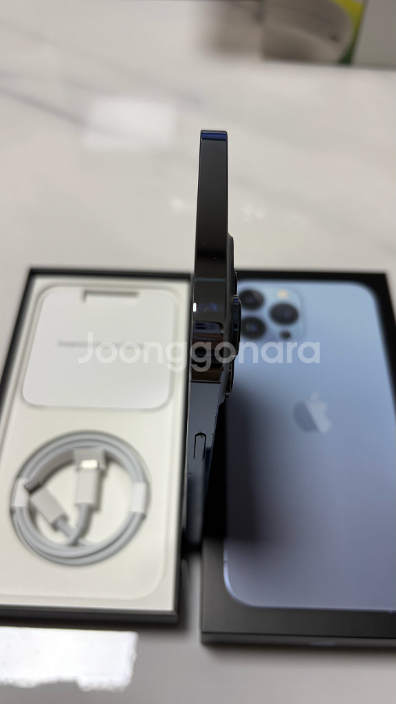 아이폰 13 프로맥스 시에라 블루 256GB--3