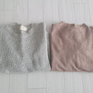 니트 상의 2벌 세트 일괄