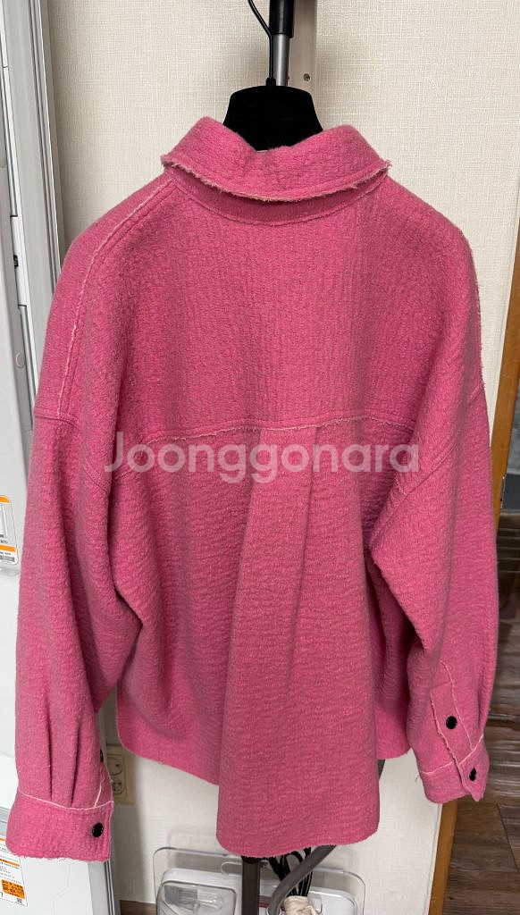Isabel Marant 핑크 트위드 숏 자켓 36--4
