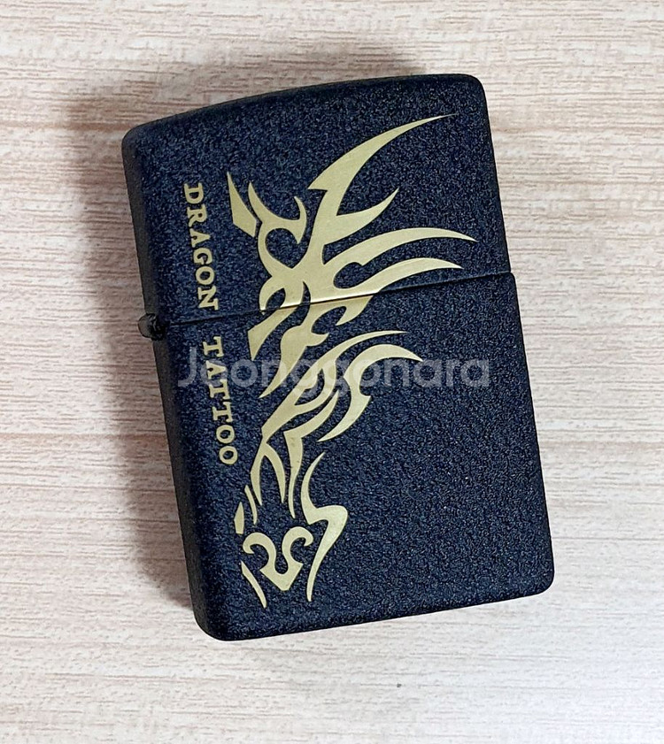 지포 정품 용무늬 혼합색상 라이터 - G035--0