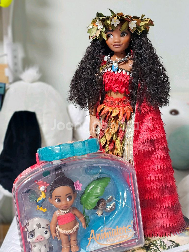 모아나 한정판 족장 버전 인형 피규어--1