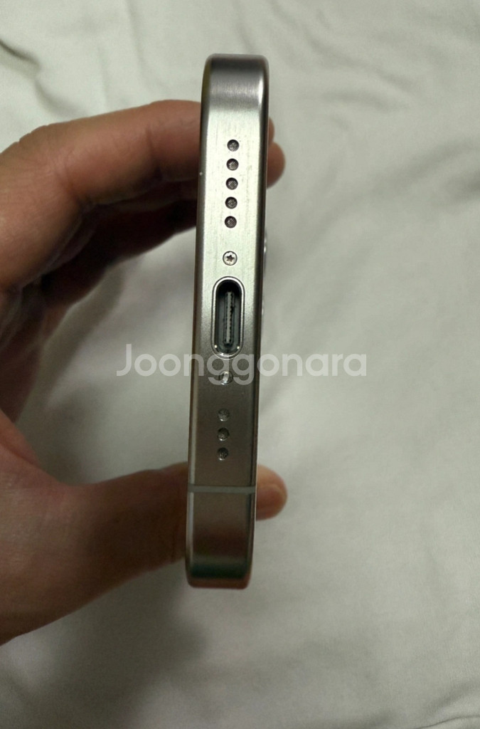 아이폰 15프로 128 화이트--0