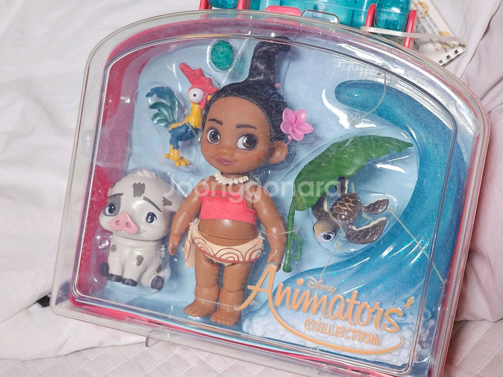 모아나 한정판 족장 버전 인형 피규어--2