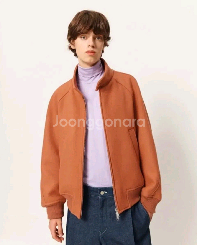 애프터프레이 리가즈 해링턴 블루종 플라밍고 L--0