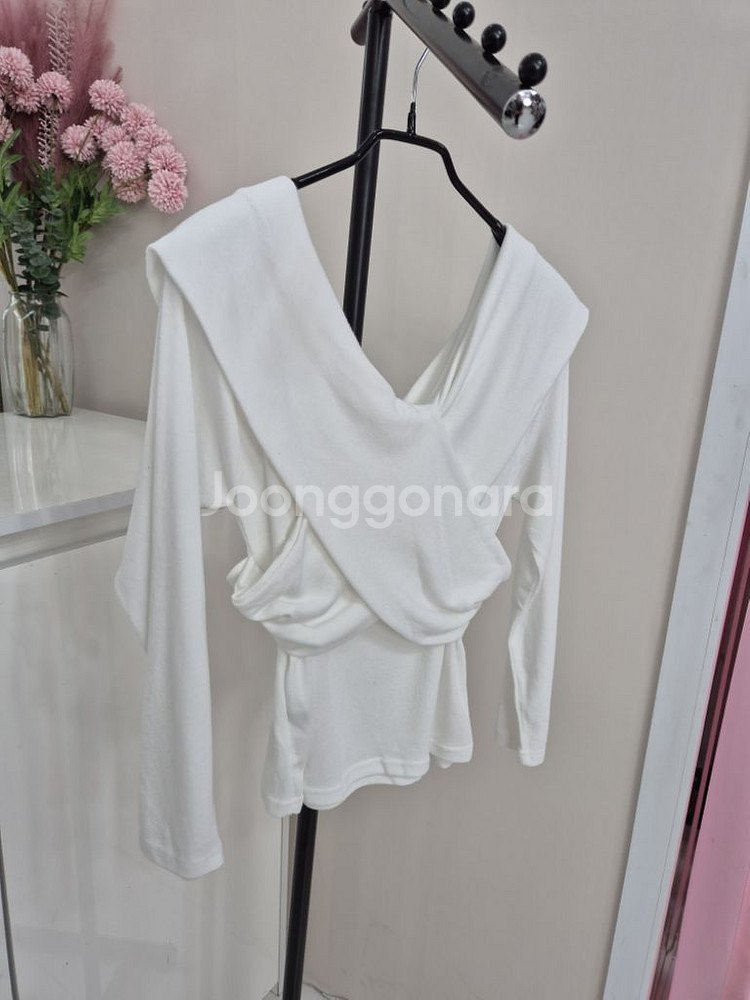 스판 엑스자 티셔츠--1