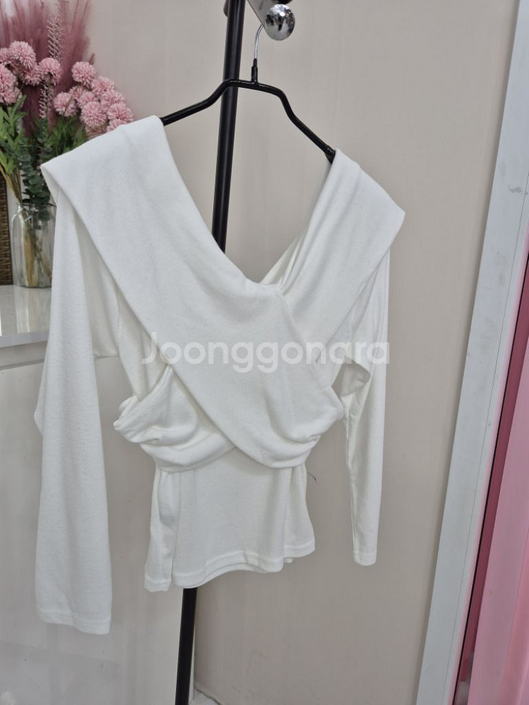 스판 엑스자 티셔츠--2