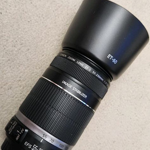 캐논 EF-S 55-250mm IS 렌즈 팝니다