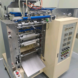 중고 액상 사면포장기(2열)_소스포장기