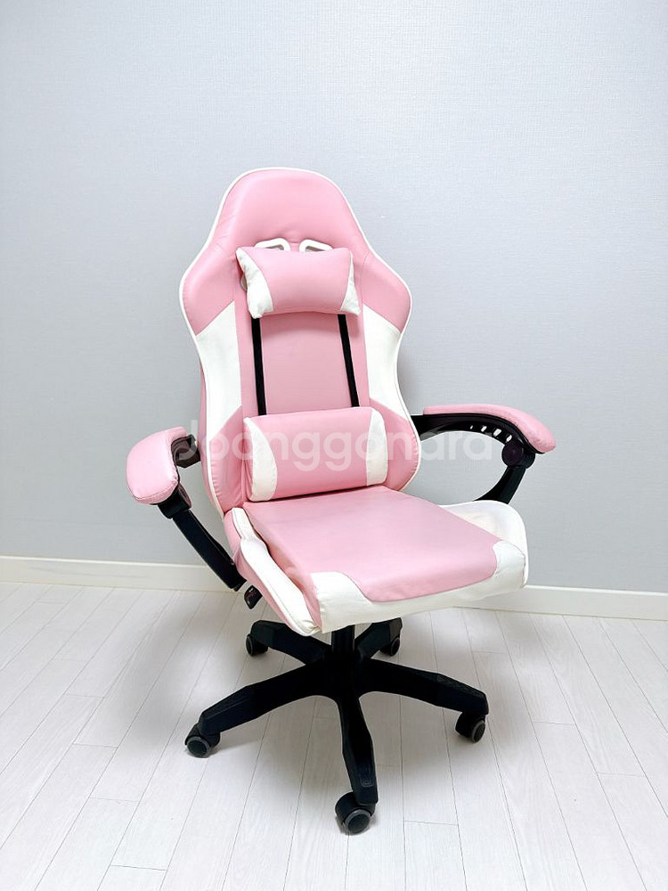 일루일루 고트 타이탄 컴퓨터 게이밍의자 베이직형 핑크--0