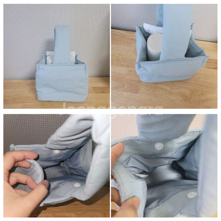 라네즈 패딩 버킷백(새상품)--0