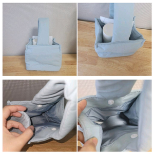 라네즈 패딩 버킷백(새상품)