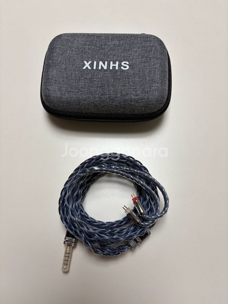 XINHS 블루페더 이어폰 케이블 팝니다--0