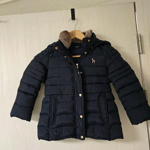 아동 해지스키즈 덕다운 여아 패딩 120