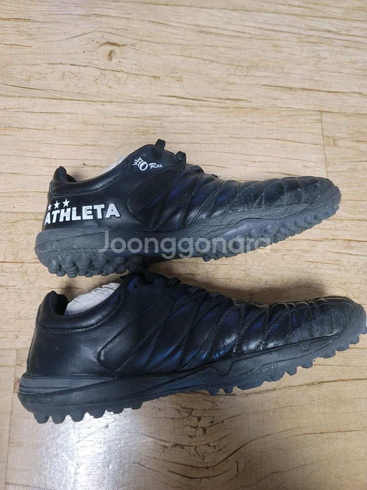 아슬레타 O Rei 검정 풋살화 255 팝니다--2