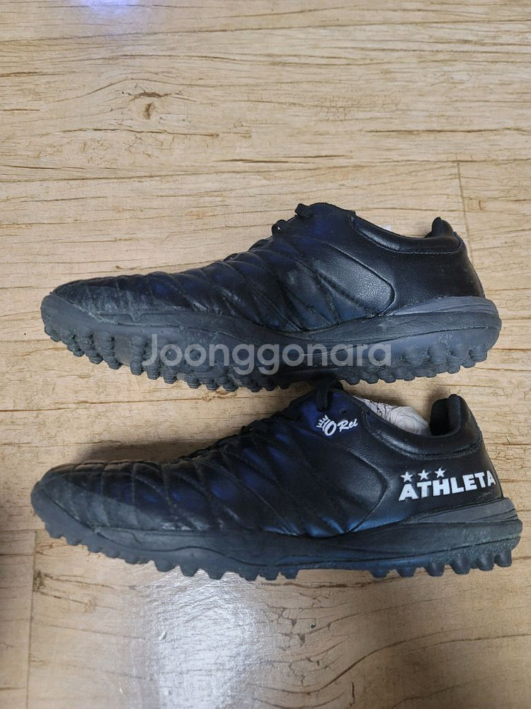 아슬레타 O Rei 검정 풋살화 255 팝니다--1
