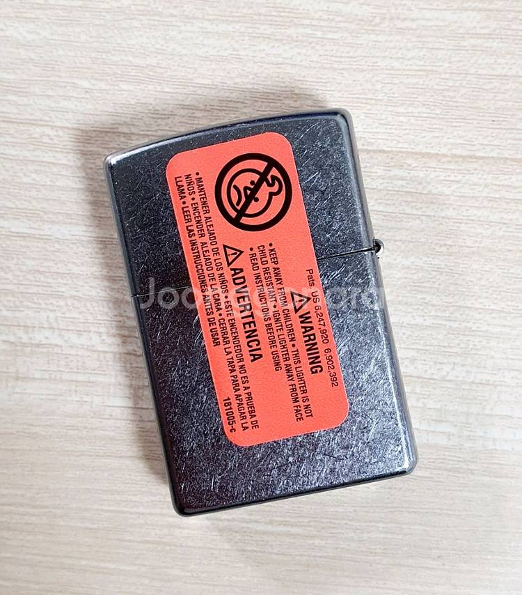 지포 정품 레귤러 스트리트 크롬 라이터 - G037--2