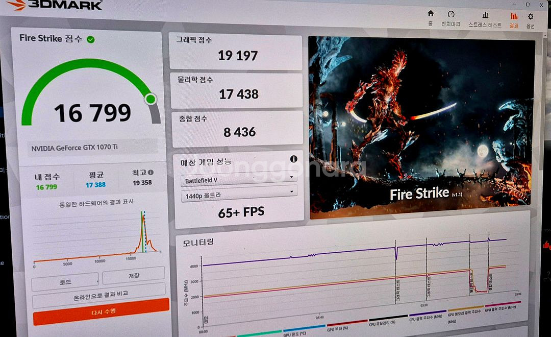Galax GTX1070Ti HOF에디션 택포--6