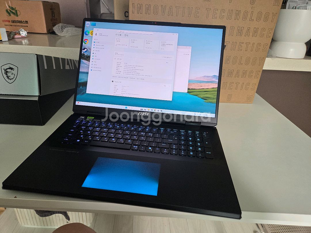 Msi 노트북 9 285hx rtx5090 원가920만--3