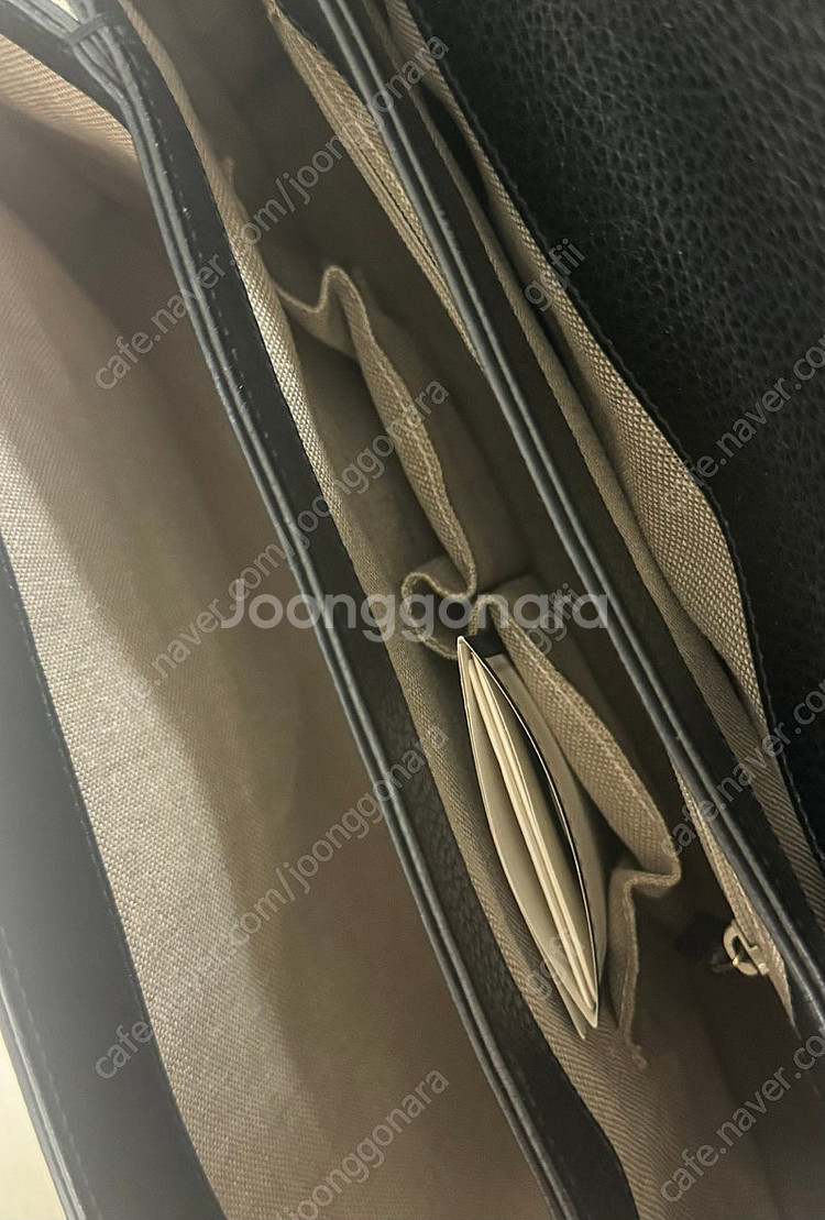 구찌 GG 인터로킹 탑핸들 체인백 라지(영수증 포함)--7