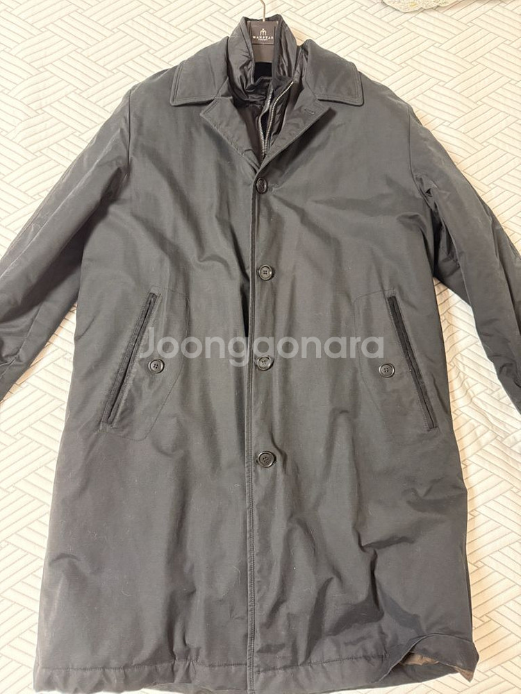 헨리코튼 파일럿 코트 자켓 다크그레이 95 사이즈--0