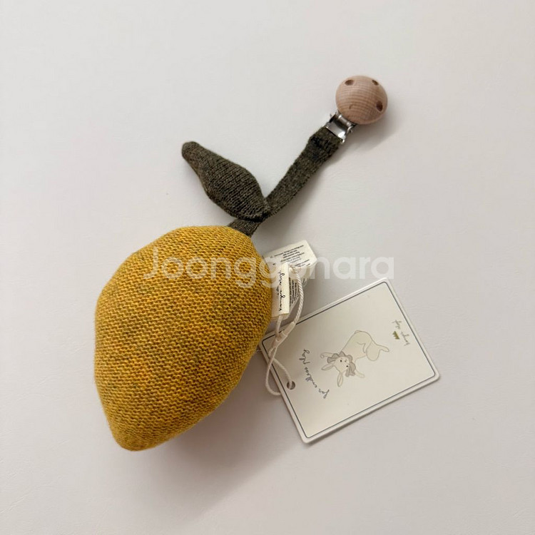 새상품 콩제슬래드 유모차 딸랑이 레몬--0