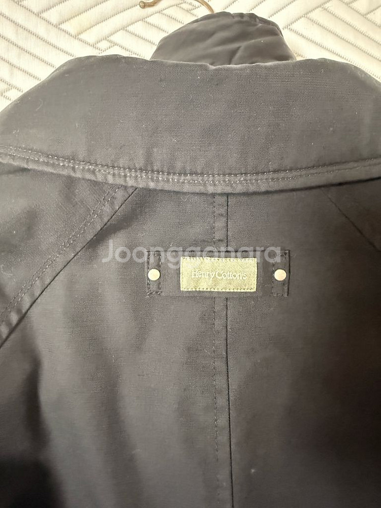 헨리코튼 파일럿 코트 자켓 다크그레이 95 사이즈--1