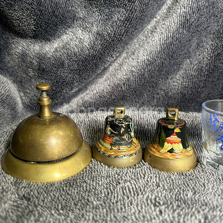 빈티지 교탁종 탁상종 러시아 황동 종 벨 종소리 팝니다--0