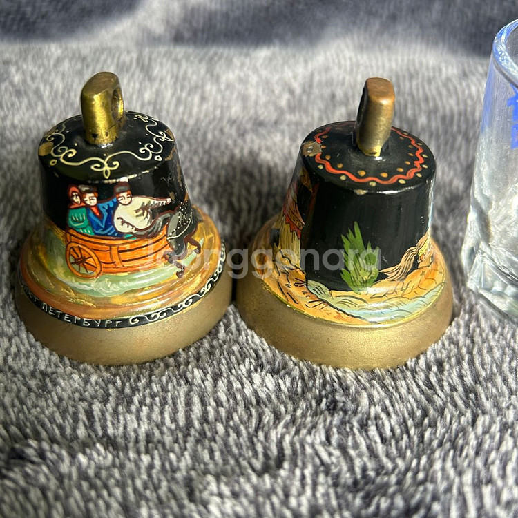 빈티지 교탁종 탁상종 러시아 황동 종 벨 종소리 팝니다--6