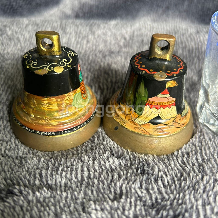 빈티지 교탁종 탁상종 러시아 황동 종 벨 종소리 팝니다--5