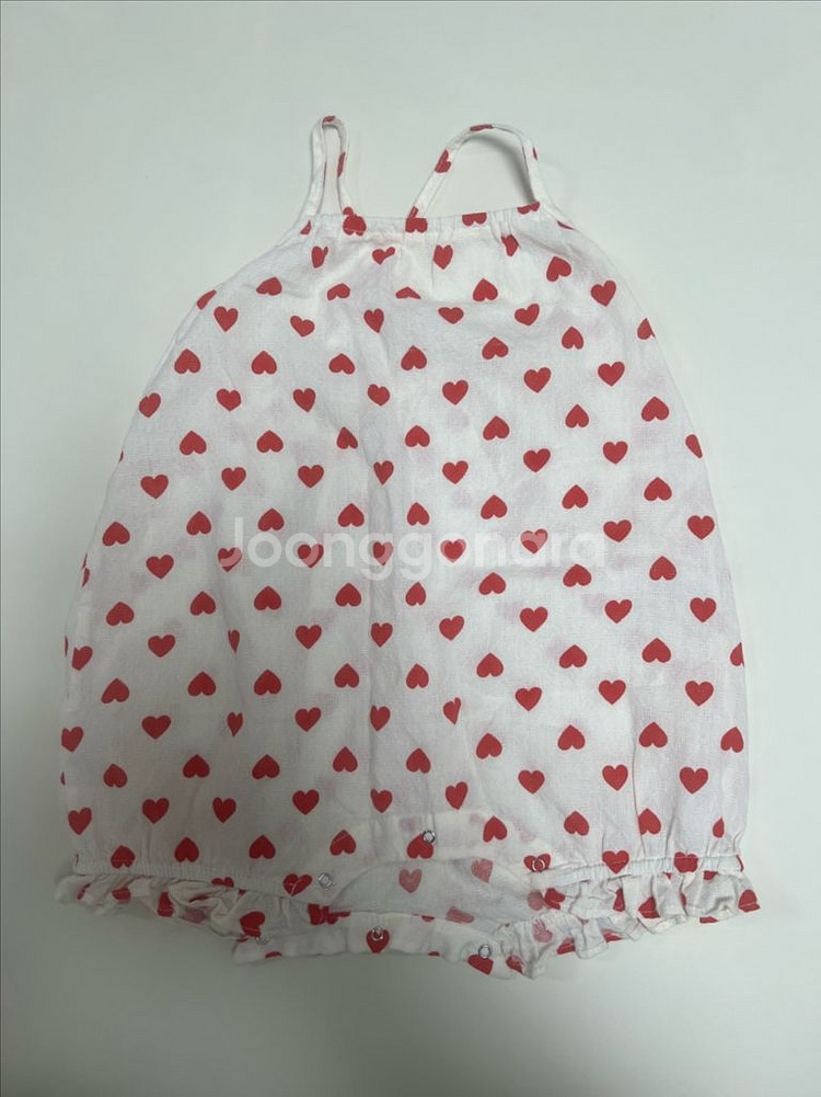 꼬숑 하트롬퍼 하트보넷 일괄 12-18m--1