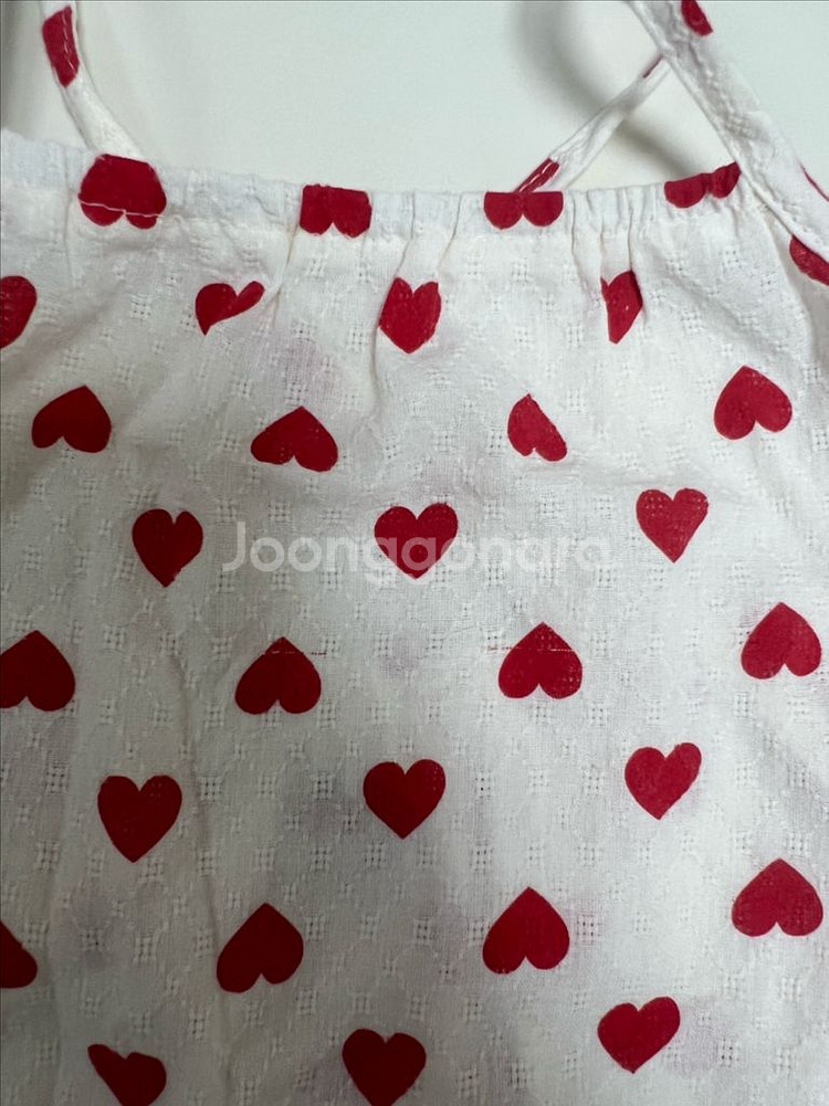 꼬숑 하트롬퍼 하트보넷 일괄 12-18m--4