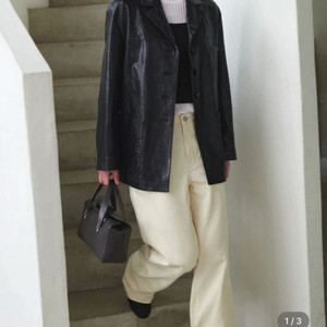 루에브르 클래식 폭스레더자켓