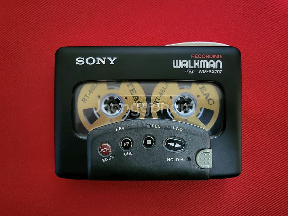 소니워크맨 WM-RX707 블랙 깨끗한 정상작동품--0