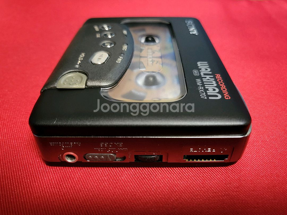 소니워크맨 WM-RX707 블랙 깨끗한 정상작동품--2