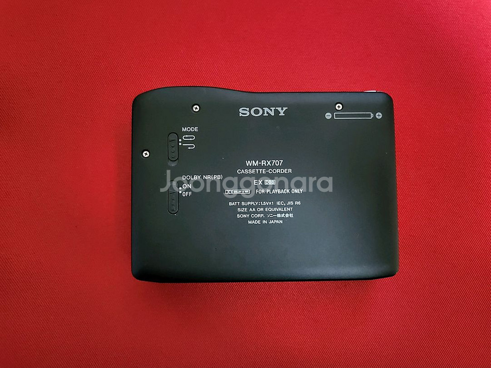 소니워크맨 WM-RX707 블랙 깨끗한 정상작동품--1