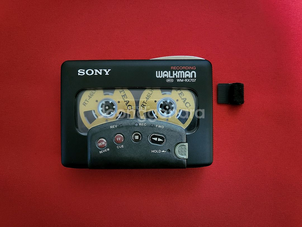 소니워크맨 WM-RX707 블랙 깨끗한 정상작동품--8
