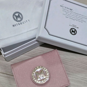 메트로시티 핑크 반지갑