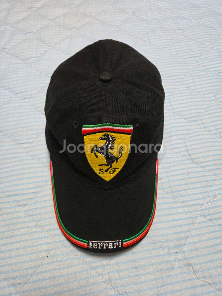 페라리 블랙 볼캡 모자(정품)55~58--0