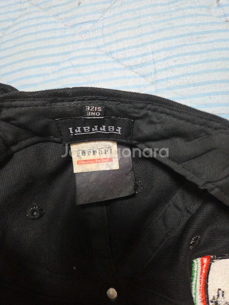 페라리 블랙 볼캡 모자(정품)55~58--4