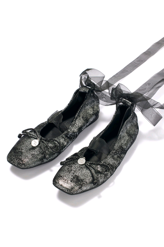 마뗑킴 리본 플랫 슈즈 250--4